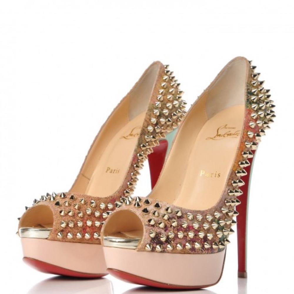 Christian Louboutin Lady Peep Spike size 7